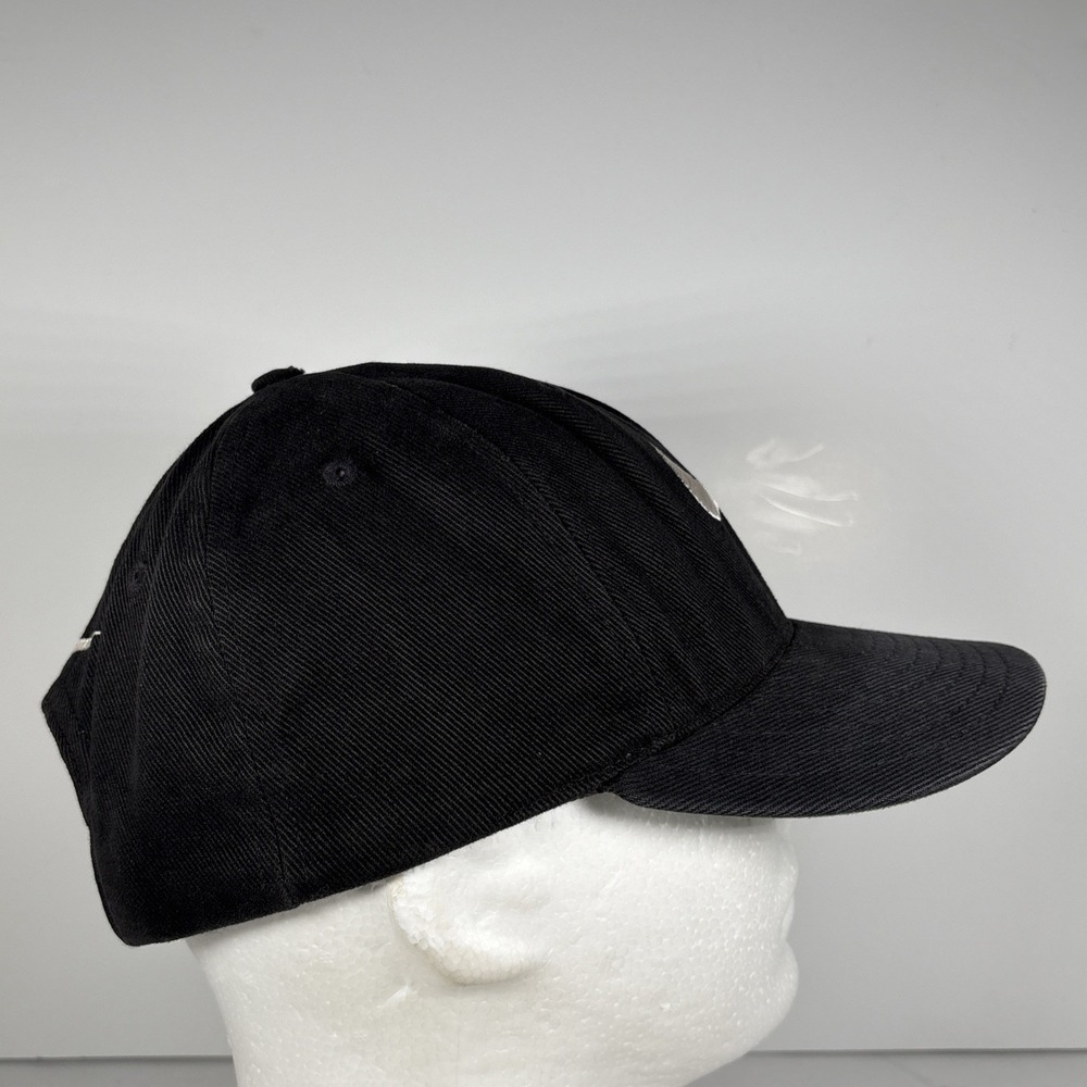 Vintage Nike Golf Black With Green Under Visor Strap Back Hat OSFM - Picture 4 of 8